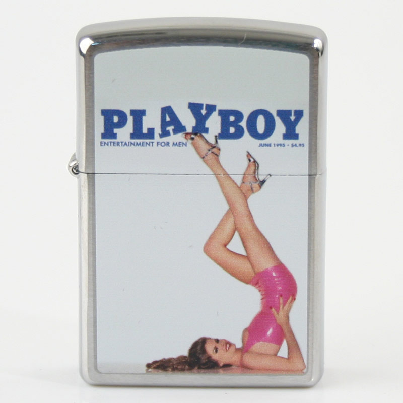 Zippo chrom gebürstet color Playboy June 1995 2003142 ExcaliburShop