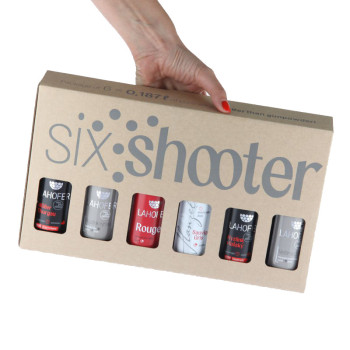 Dárkový set vín "six shooter" Lahofer 6x0,187 l 12% obj. - 1