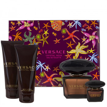 Versace Crystal Noir Set : EdT 90ml +BL 100ml +BSG 100ml +EdT 5ml - 1