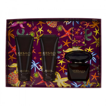 Versace Crystal Noir Set : EdT 90ml +BL 100ml +BSG 100ml +EdT 5ml - 2