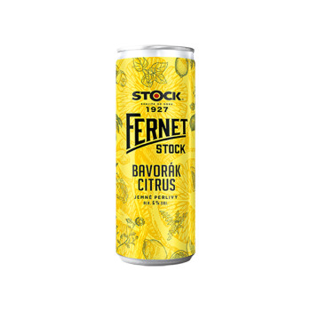 Fernet Stock Bavorák Citrus 0,25l plech 6% - 1