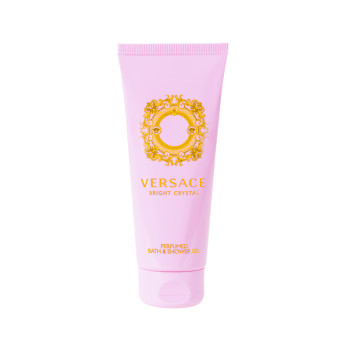 Versace Bright Crystal Set : EdT 90ml+BL 100ml +SG 100ml +Soft Make Up Case - 5