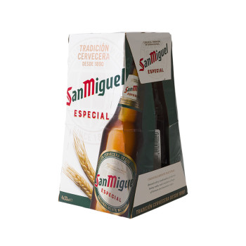 San Miguel Especial 4 x 330ml Bottle 5,4%