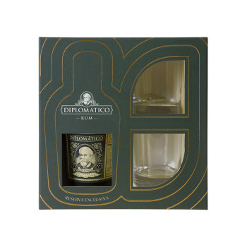 Diplomatico Reserva Exclusiva 12Y 0,7 l 40% + 2 skleničky