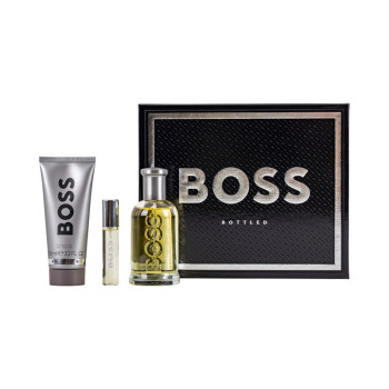 Hugo Boss Bottled Set : EdT 100ml +SG 100ml + EdT 10ml - 3