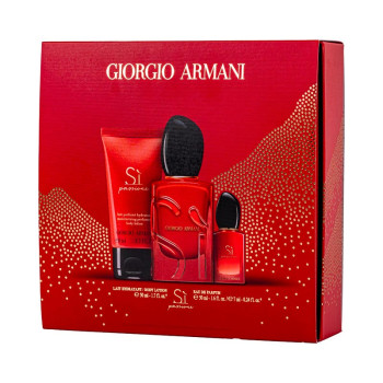 Giorgio Armani Sì Passione set : EdP 50ml  + EdP 7ml + BL 50ml