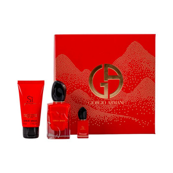 Giorgio Armani Sì Passione set : EdP 50ml  + EdP 7ml + BL 50ml - 3