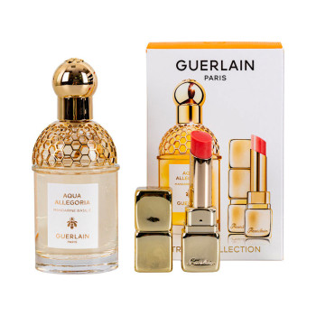 Guerlain Set : Mandarine Basilic Aqua Allegoria EdT 75ml + Kiss Kiss Bee Glow N° 309 - 2