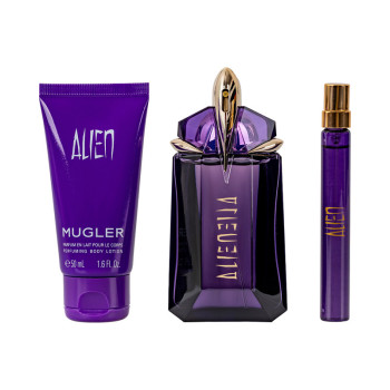 Thierry Mugler Alien Set: EdP 60 ml + EdP 10 ml + Body Lotion 50 ml - 4