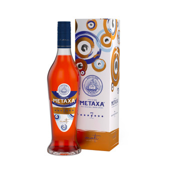 Metaxa *******  Mati Le Greek Brandy 1l 40% GP - 1