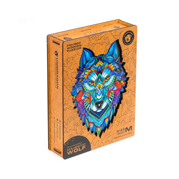 Unidragon Majestic Wolf dřevěné puzzle - 5