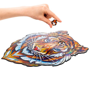 Unidragon Lovely Tiger M dřevěné puzzle - 6