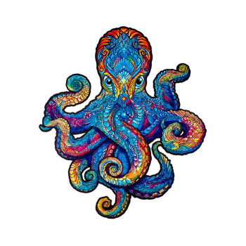 Unidragon Magnetic Octopus M dřevěné puzzle