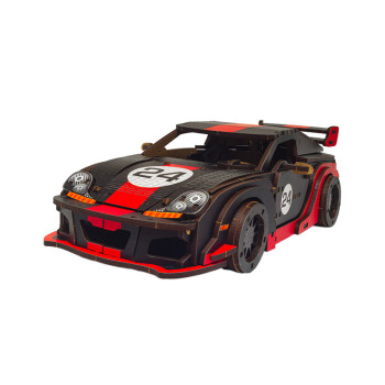 Unidragon UniModels Comet GTS Black-Red dřevěné puzzle