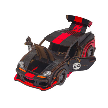 Unidragon UniModels Comet GTS Black-Red dřevěné puzzle - 5