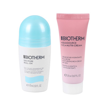 Biotherm Aquasource Routine Pouch Set - 3