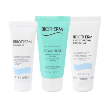 Biotherm Aquasource Routine Pouch Set - 4