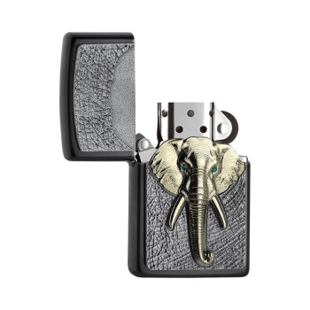 ZIPPO Gray Plakette "Elephant Tri-Color" 2006551