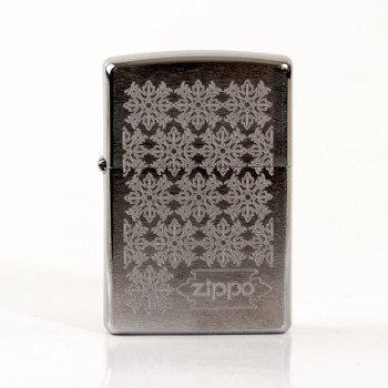 ZIPPO chrom gebürstet graviert "Zippo Design" 60003362 - 1