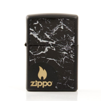 ZIPPO schwarz color "Black Marble Zippo" 60003344 - 1