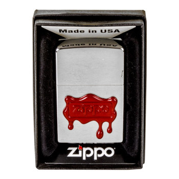 ZIPPO chrom gebürstet "Wax Seal Zippo Stamp" 60003610 - 2