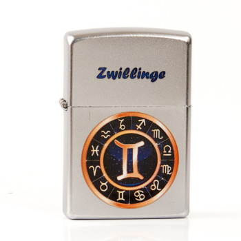 ZIPPO satin finish "Zwillinge" 60003634 - 1