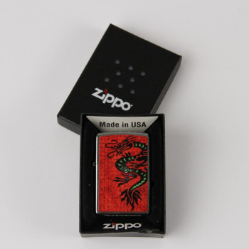 Zippo chrom poliert color Tattoo Dragon 2001495 - 1