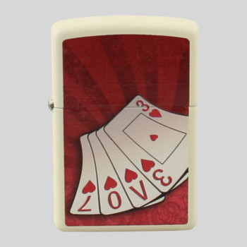 Zippo creme color Love cards 2001538 - 1