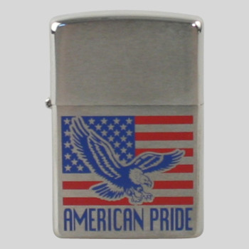 Zippo chrom gebürstet color American Pride 2001543 - 1