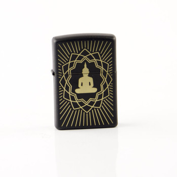 Zippo schwarz gelasert"Budha"60002046 - 1