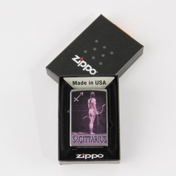 Zippo satin finish color "Zodiac Sagittarius" 60000927 - 1