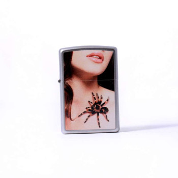 Zippo chrom gebürstet color "Spider and Sexy Woman" 2003901 - 1