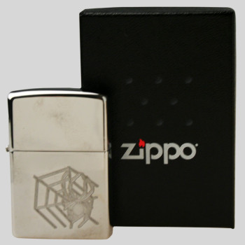 Zippo chrom poliert Spider - 1