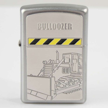 Zippo chrom Plakette Bulldozer    2001297 - 1