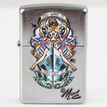 Zippo street chrom color You want it..  2002271 - 1