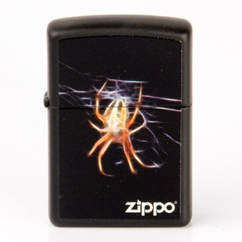 Zippo schwarz color Yellow Spider 2002439