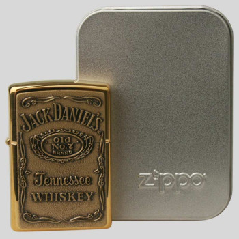 Zapalovač Zippo JackDaniel's zlatý