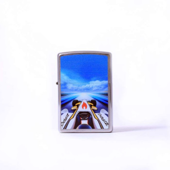 Zippo chrom poliert color Breaking the speed rule 2003585