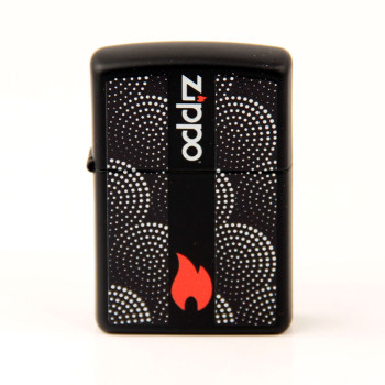 ZIPPO schwarz color "Dot Pattern" 60004369