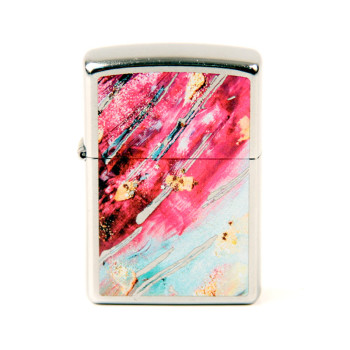 ZIPPO street chrom color "Mosaik pink" 60004589