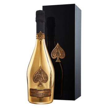 Armand de Brignac Brut Gold Wooden 0,75 l 12,5% obj. dárkový box - 1