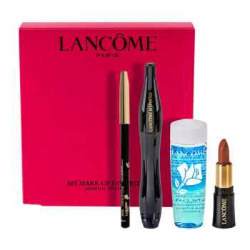 Lancôme Set :Mascara+Lipstick+Bi facil+Crayon Kohl blac - 1